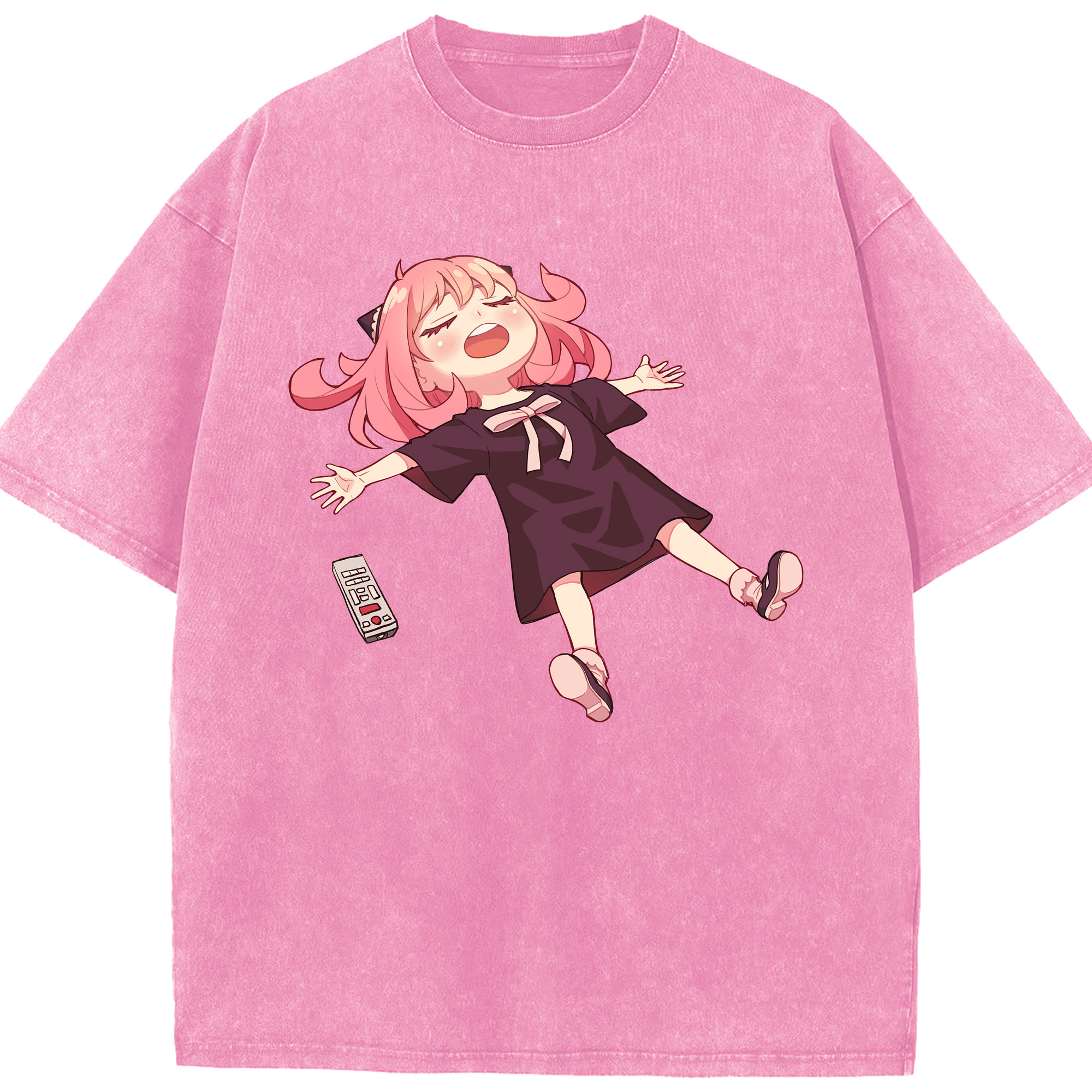 （画像用） SPY×FAMILY间谍家家酒 綿100% ヴィンテージ風 半袖Tシャツ（フロントプリント）